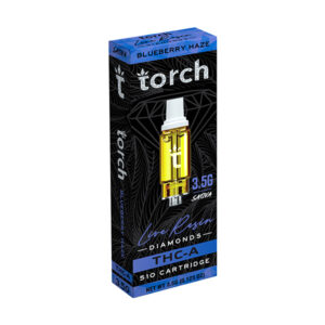 torch live resin diamonds 3.5g cartridge blueberry haze