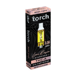 torch live resin diamonds 3.5g cartridge boss cake