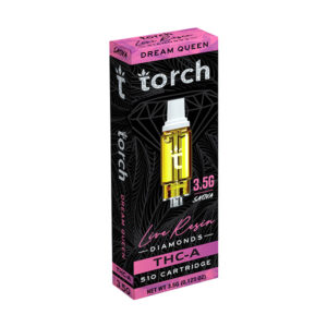 torch live resin diamonds 3.5g cartridge dream queen