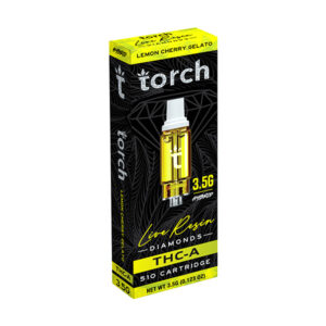 torch live resin diamonds 3.5g cartridge lemon cherry gelato