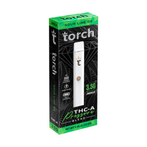 torch thca pressure 3.5g disposable sour lime og