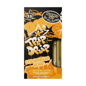 trip drip blacked out 2g cartridge columbian gold