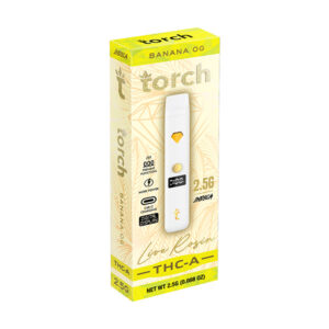 torch live rosin 2.5g disposable banana og