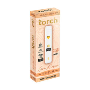 torch live rosin 2.5g disposable island honey
