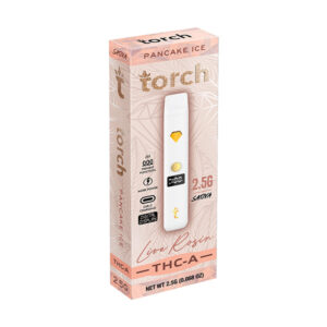 torch live rosin 2.5g disposable pancake ice
