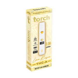 torch live rosin 2.5g disposable pineapple fruz