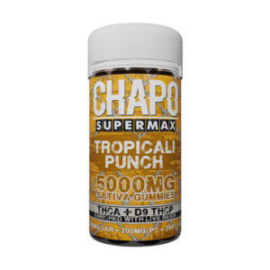 chapo extrax supermax gummies d9 5000mg tropicali punch