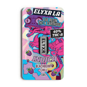 elyxr live rsein thca 1g cartridge blackberry chill