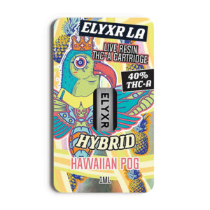 elyxr live rsein thca 1g cartridge hawaiian pog