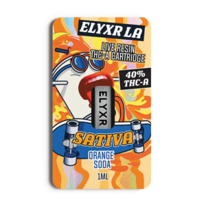 elyxr live rsein thca 1g cartridge orange soda