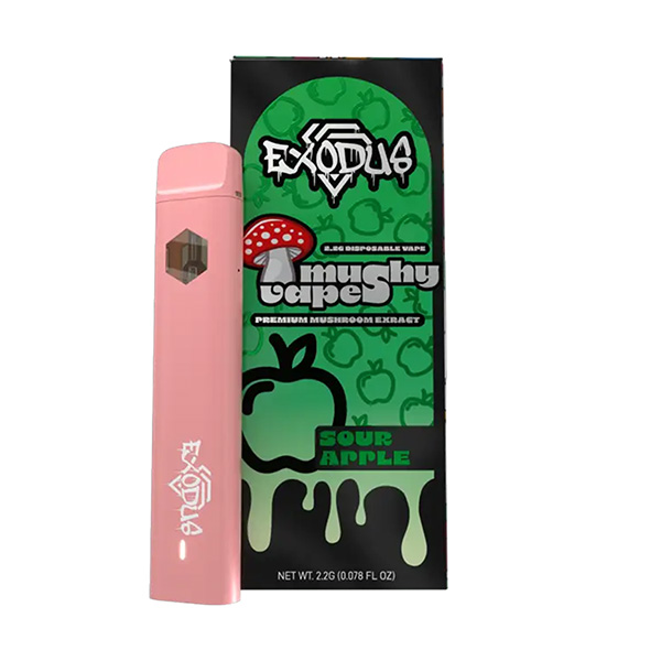 exodus-mushy-vapes-2.2g-disposabe-sour-apple exodus mushy vapes 2.2g disposabe sour apple