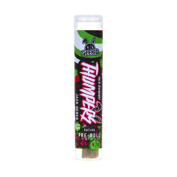 geekd thumpers 1.5g pre roll jack herer