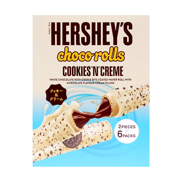 hersheys choco rolls cookies n cream