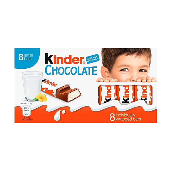 kinder chocolate bars 8ct