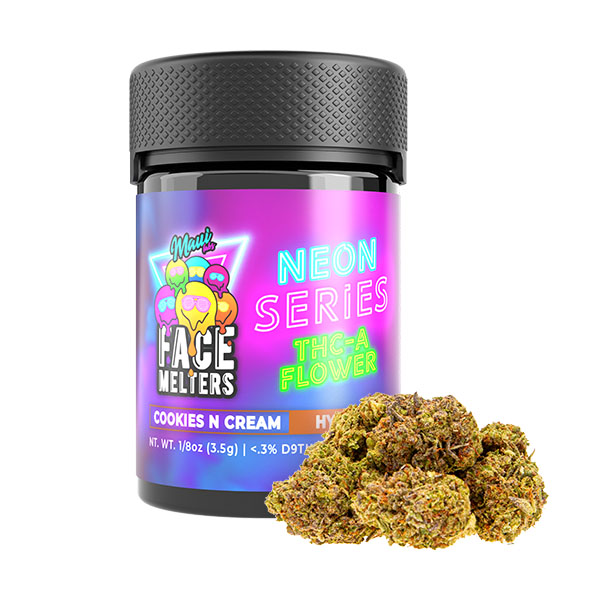 maui-labs-face-melters-neon-series-THCA-3.5G-w-flower-cookies-n-cream maui labs face melters neon series thca 3.5g w flower cookies n cream