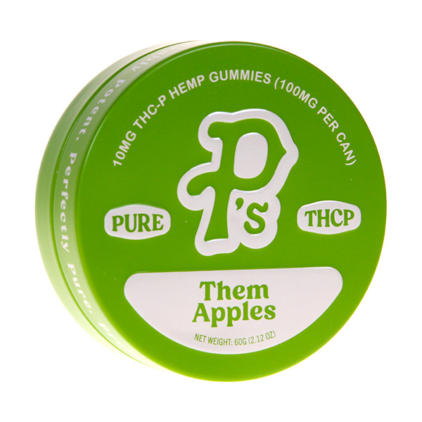 pushin ps thcp 1000mg gummies them apples