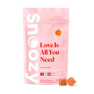 snoozy intimacy gummies 20ct peach