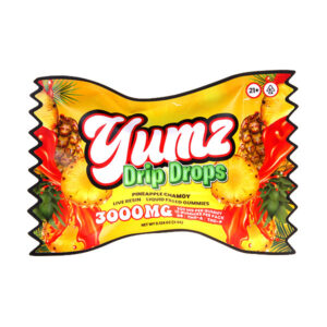 yumz drip drops thc gummies 3000mg pineapple chamoy