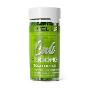 cali extrax level up 5000mg gummies zour apple 2
