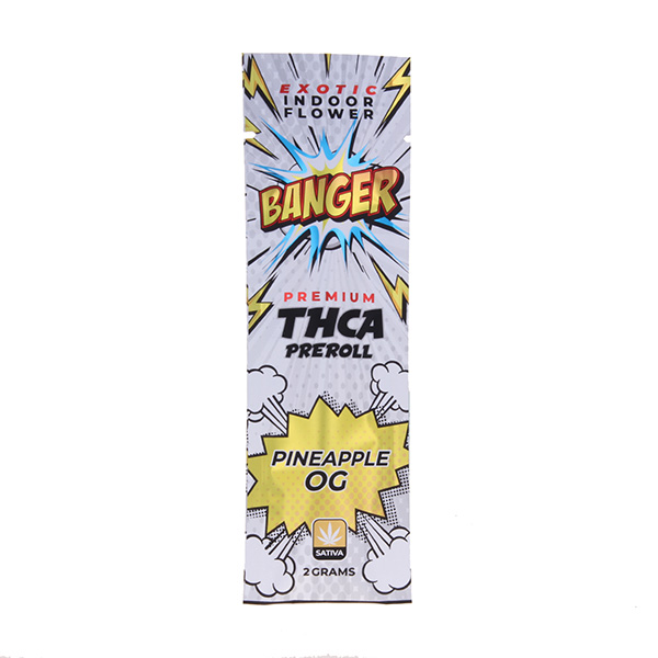 banger-exotics-2g-thca-pre-roll-pineapple-og banger exotics 2g thca pre roll pineapple og