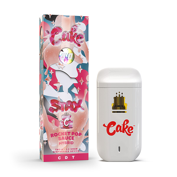 cake stax thca 3g disposable rocket pop sauce