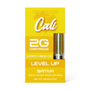 cali extrax level up 2g cartridge lemon head og