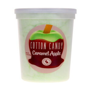 cotton candy cotton candy caramel apple