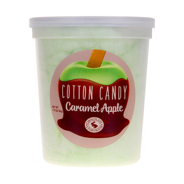 cotton candy cotton candy caramel apple