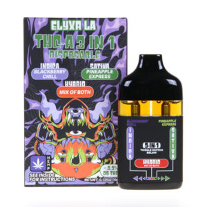 elyxr thca 3 in 1 disposable blackberry chill pineapple express