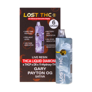lost thc liquid diamonds thca 6g disposable gary payton og