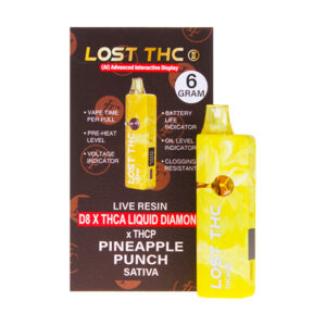 lost thc liquid diamonds thca 6g disposable pineapple punch