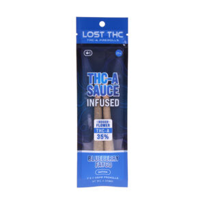 lost thc thca sauce 2ct 2g pre rolls blueberry faygo