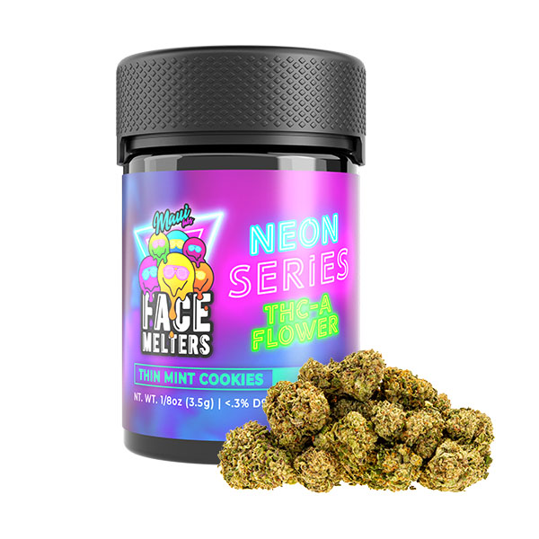maui-labs-face-melters-neon-series-THCA-3.5G-flower-thin-mint-cookies maui labs face melters neon series thca 3.5g flower thin mint cookies