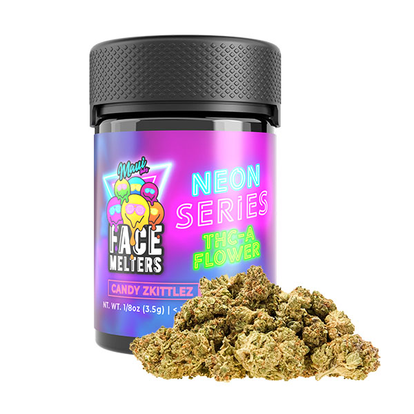 maui-labs-face-melters-neon-series-THCA-3.5G-w-flower-candy-zkittlez maui labs face melters neon series thca 3.5g w flower candy zkittlez
