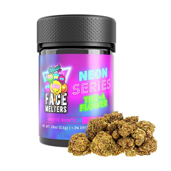 maui-labs-face-melters-neon-series-THCA-3.5G-w-flower-white-runtz maui labs face melters neon series thca 3.5g w flower white runtz