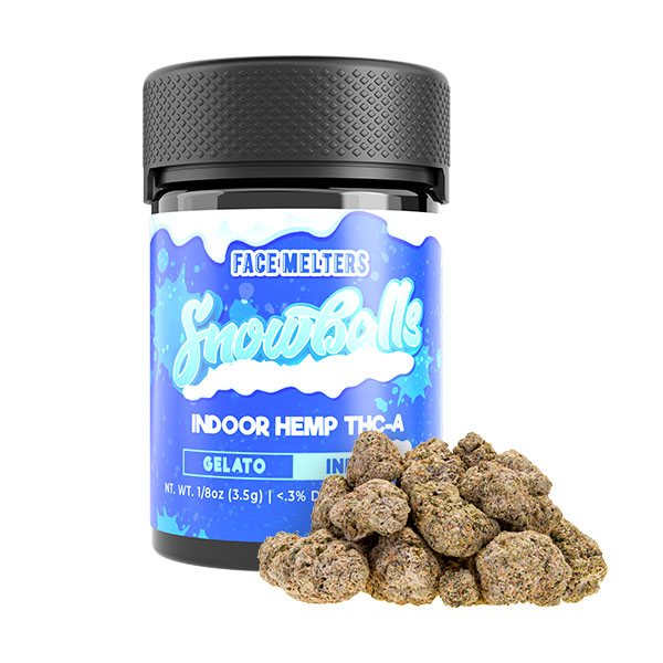 maui labs face melters snowballs thca 3.5g flower gelato