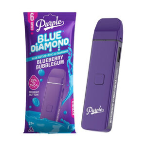 purple blue diamond blue lotus thca 6g disposable blueberry bubblegum