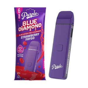 purple blue diamond blue lotus thca 6g disposable strawberry faygo