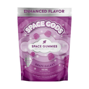 space gods enhanced flavor 900mg gummies grape galaxy