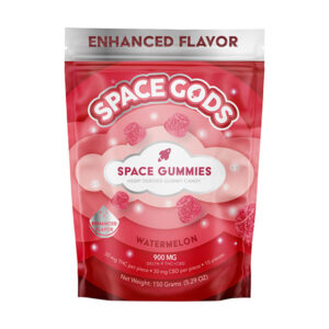 space gods enhanced flavor 900mg gummies watermelon