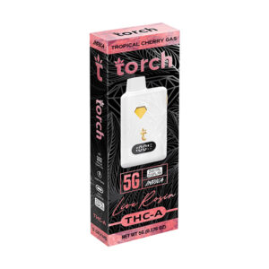 torch live rosin 5g disposable tropical cherry gas
