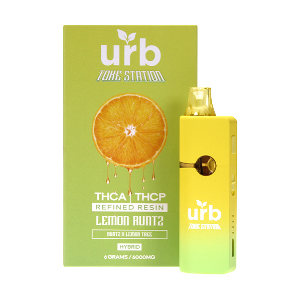 urb toke station 6g thca disposable lemon runtz