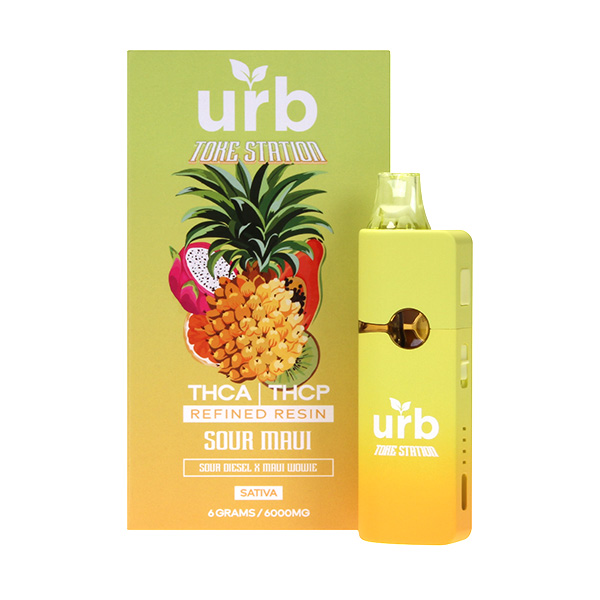 urb toke station 6g thca disposable sour maui