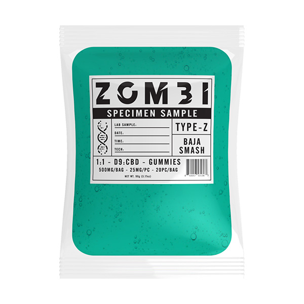 zombi-specimen-sample-d9-500mg-gummies-baja-smash zombi specimen sample d9 500mg gummies baja smash