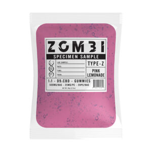 zombi specimen sample d9 500mg gummies pink lemonade
