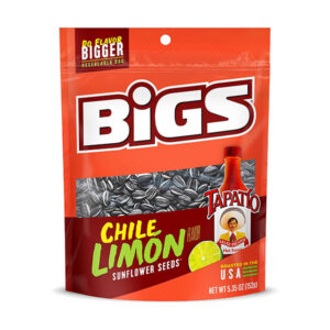 bigs sunflower seeds tapatio chile limon