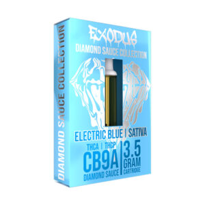 exodus diamond sauce thca 3.5g cartridge electric blue