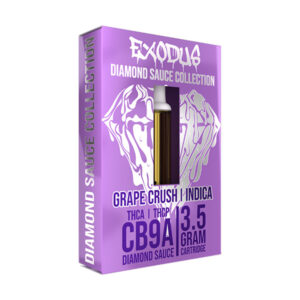 exodus diamond sauce thca 3.5g cartridge grape crush