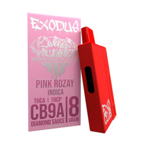 exodus diamond sauce thca 8g disposable pink rozay