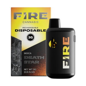 fire hemp inferno blend 3g disposable death star